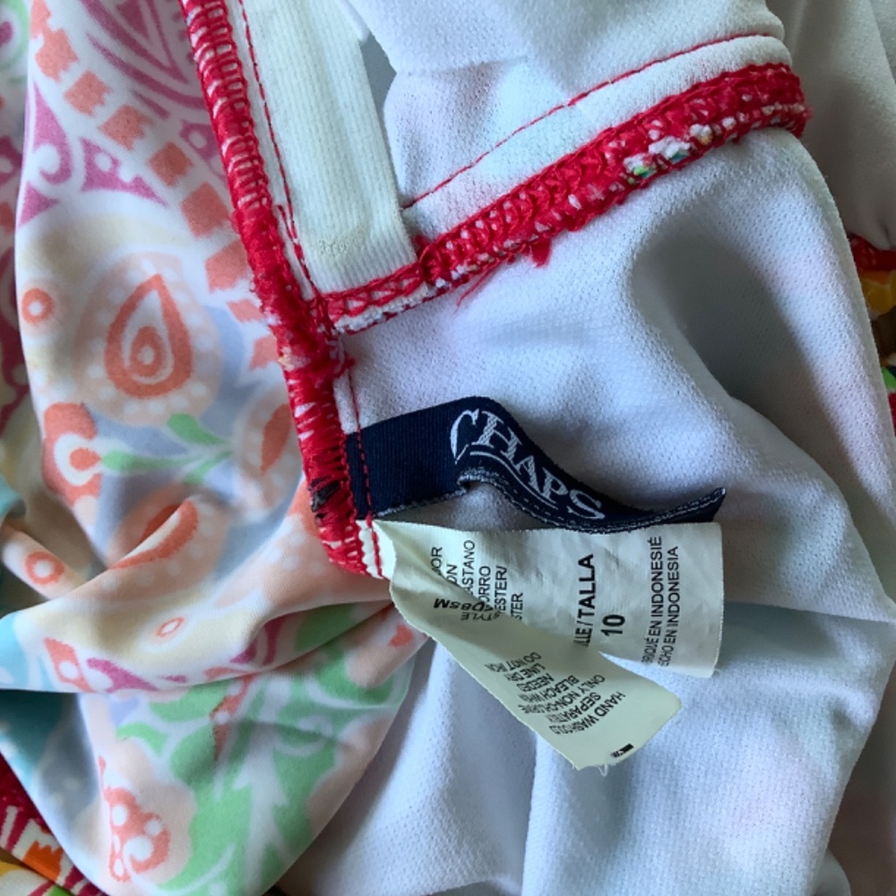 Chaps Tankini Top - 10 - Picture 3 of 3